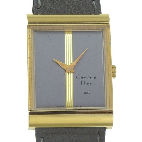 Dior Watches 31735 cal.2512-1 grayDial Stainless Steel/leather Hand Windin - Picture 1 of 8
